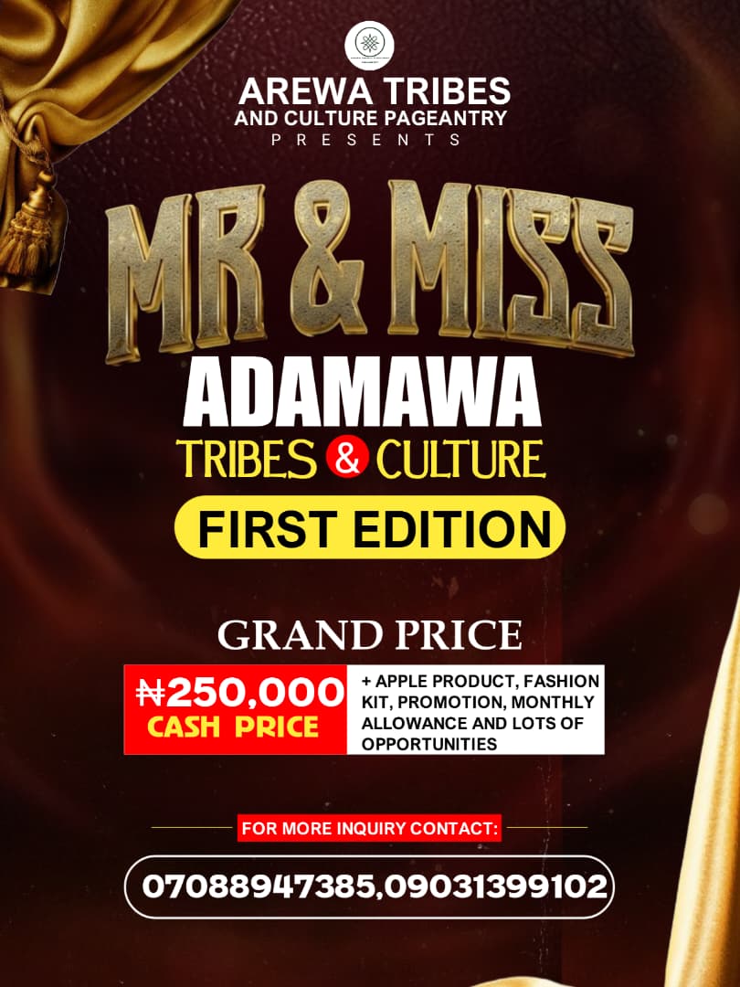 Mr & Miss Adamawa Poster